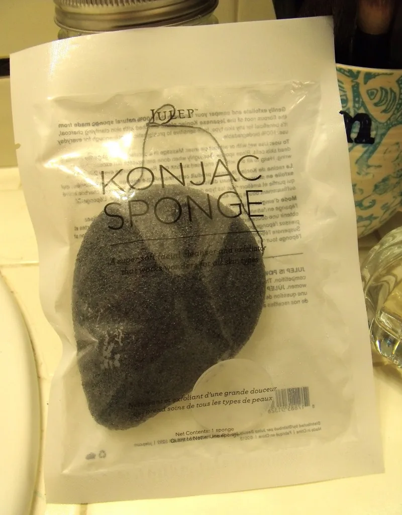 julep konjac sponge review demo before and after