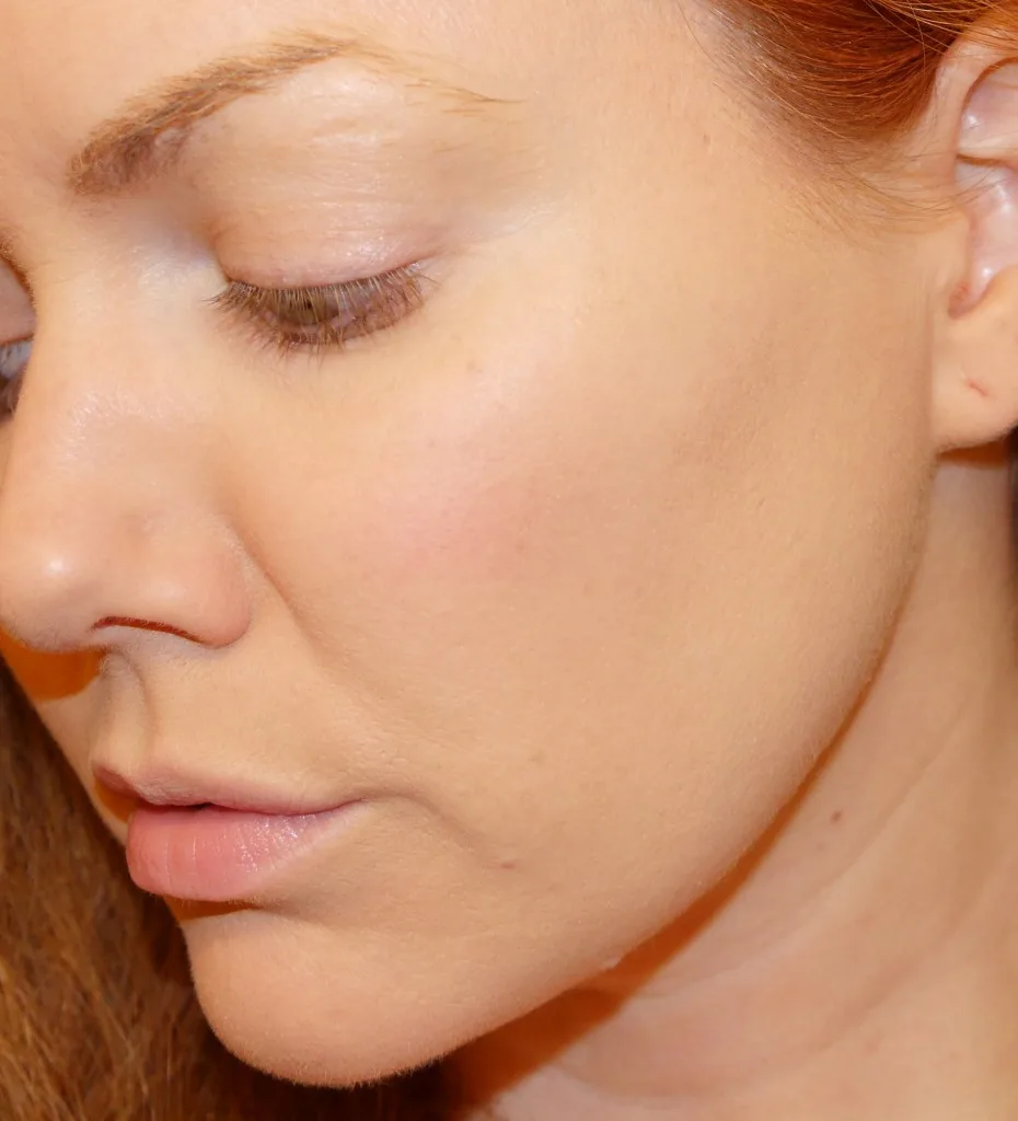Skin with BB Cream and Foundation.