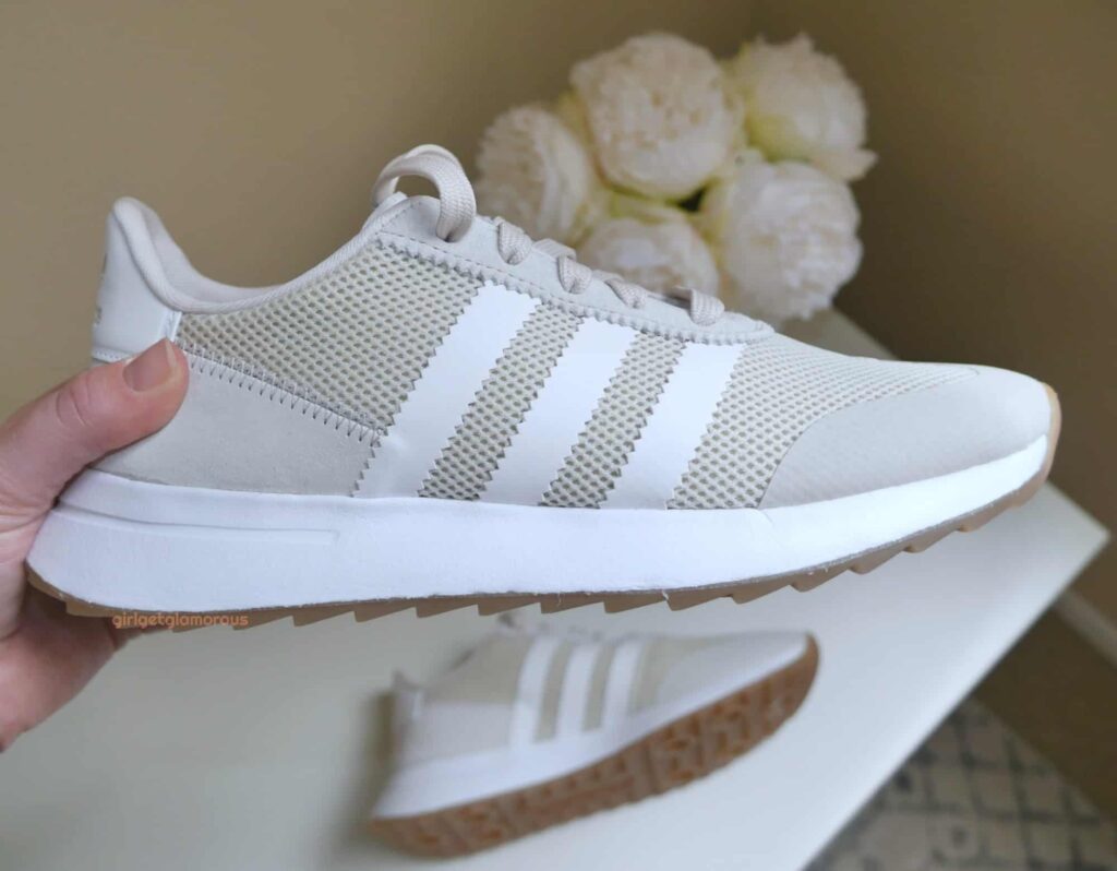 picture of adidas flashback running shoes casual in beige from nordstrom anniversary sale 2018 from beauty blog blogger