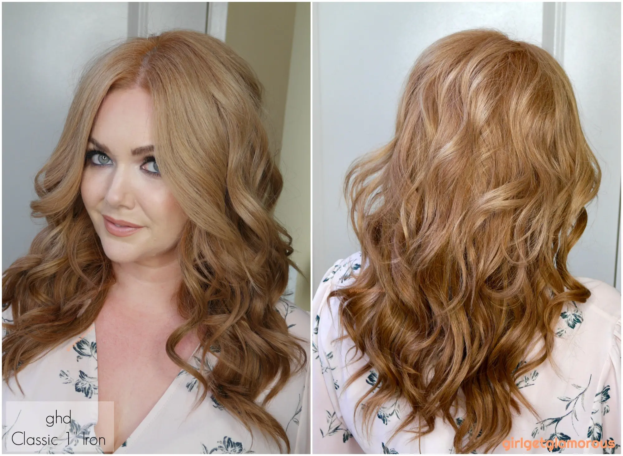 ghd classic 1 1" curler curl results before after beach curls waves beauty blog best curler for my hair blogger