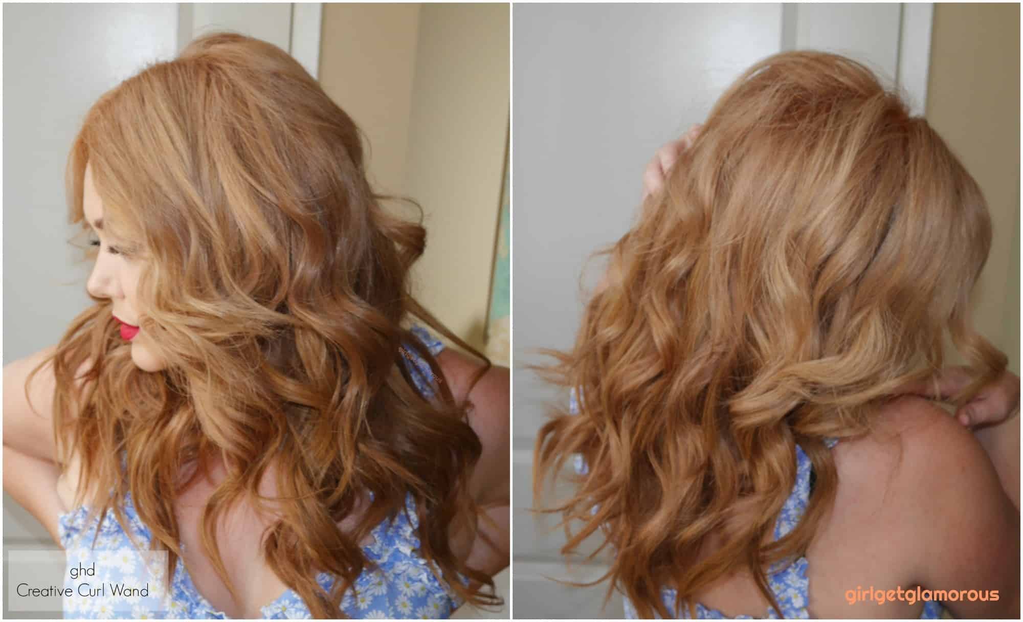 ghd creative curl results before after beach curls waves beauty blog best curler for my hair blogger