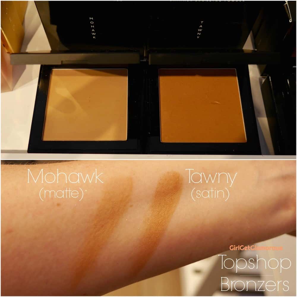 topshop bronzer swatches shades mohawk tawny