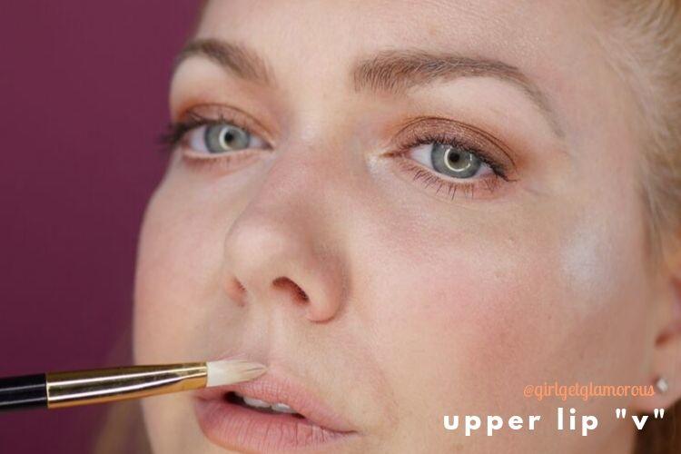 upper lip v highlight demo