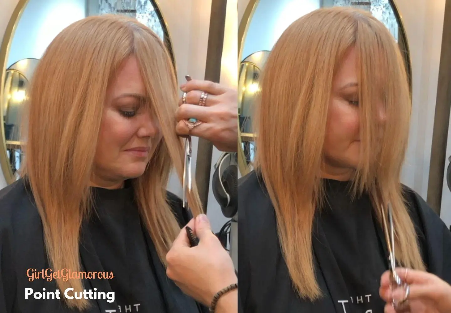 point cutting for hair volume